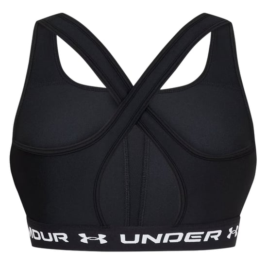 Under Armour Dames/Dames Medium Impact Sportbeha (Zwart, Wit) - Image 2