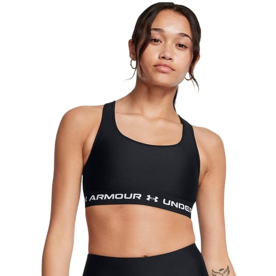 Under Armour Dames/Dames Medium Impact Sportbeha (Zwart, Wit) - Image 3