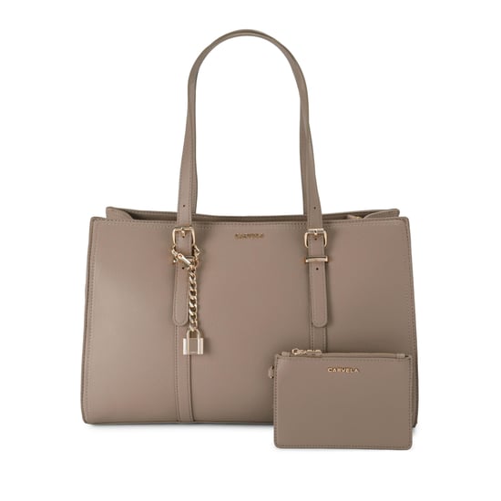 Carvela Cappuccino Tote Bag - Image 1