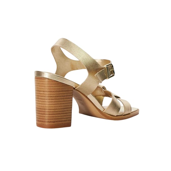 Dune London Dames Jessia Leren Sandalen (Goud) - Image 2