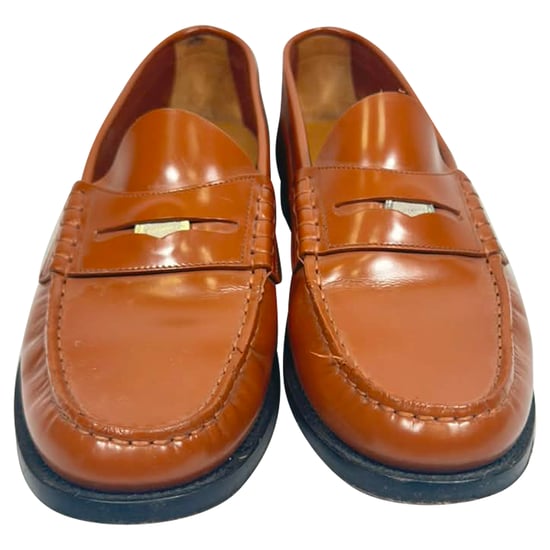 Burberry Rupert Penny Loafers in Brown Leather - Image 2