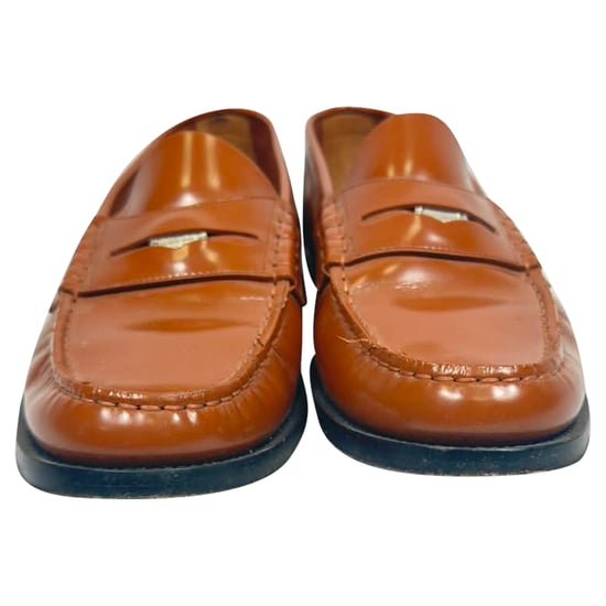 Burberry Rupert Penny Loafers in Brown Leather - Image 3