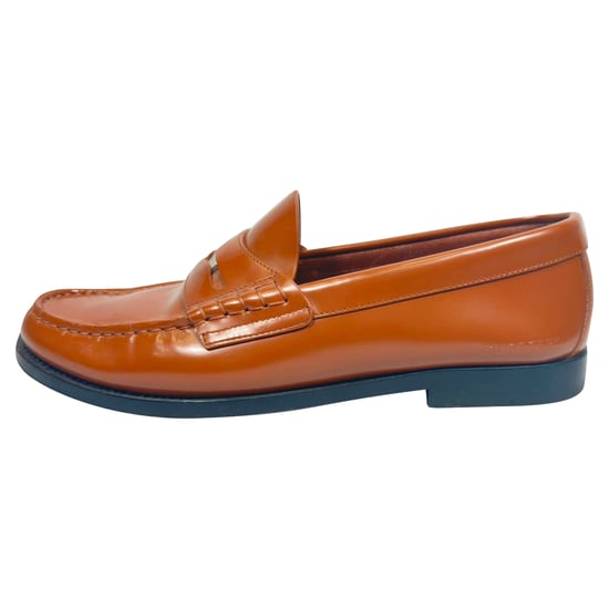 Burberry Rupert Penny Loafers in Brown Leather - Image 5