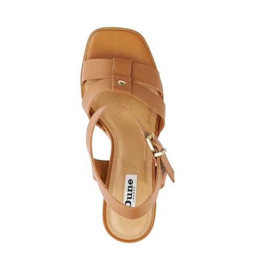 Dune London Dames Jessia Leren Sandalen (Tan) - Image 3