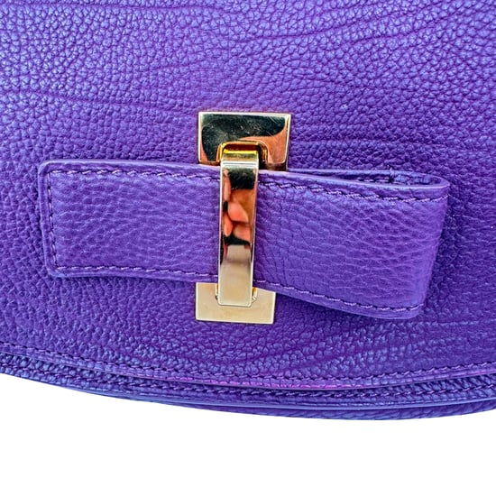 Delvaux Le Mutin zadeltas in violet kalfsleer - Image 3