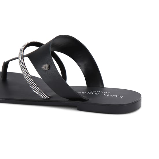 Kurt Geiger London Leather Strand Braid Sandals - Image 3
