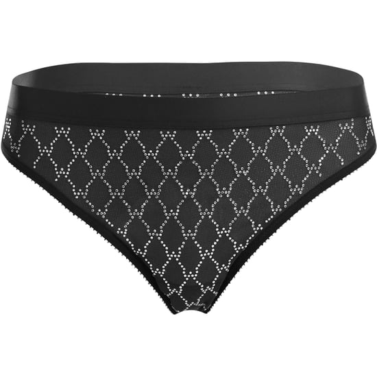 Wolford Dames-string met logo, doorschijnend (Zwart) - Image 2