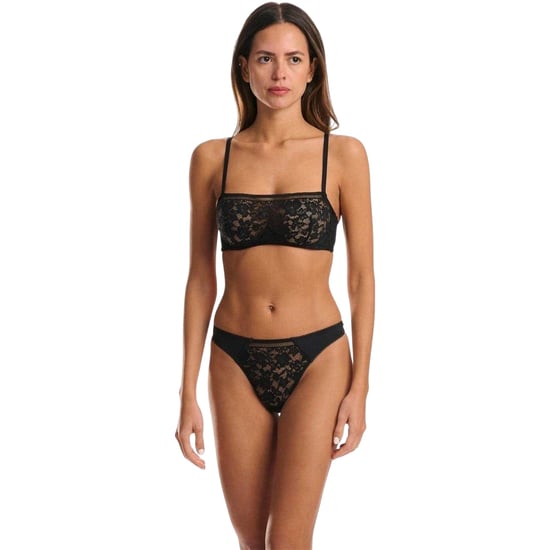 Wolford Rechte string met kant voor dames (Zwart) - Image 1