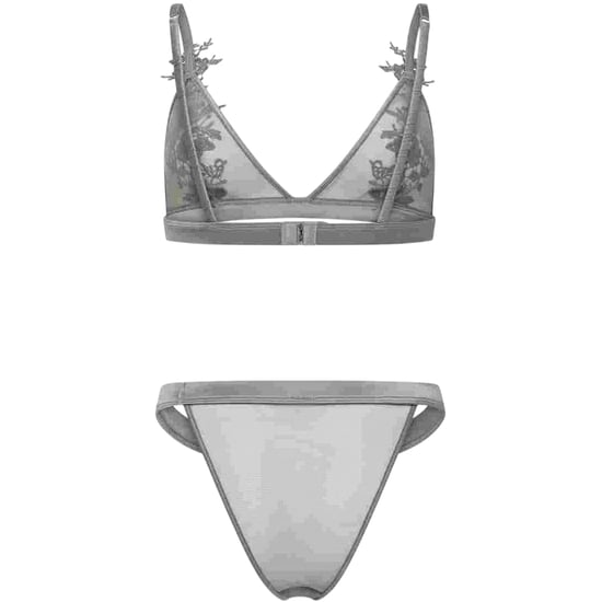 Glamorous Tanga i genomskinligt tyg för kvinnor/damer (Grön) - Image 2