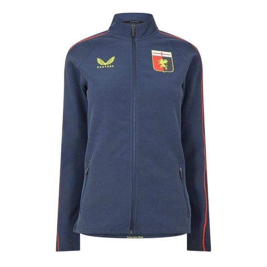 Castore Anthem Genoa CFC trainingsjack met doorlopende rits voor dames (Marine) - Image 1