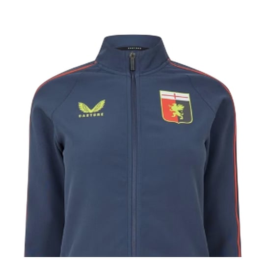 Castore Anthem Genoa CFC trainingsjack met doorlopende rits voor dames (Marine) - Image 3
