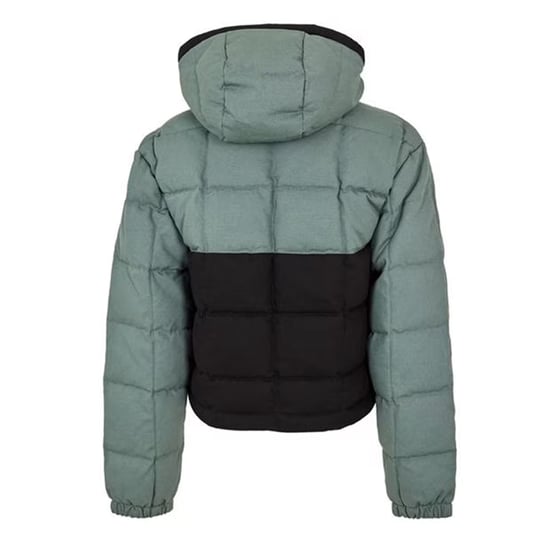 Timberland Korte pufferjas met capuchon voor dames (Balsamgroen/Zwart) - Image 2