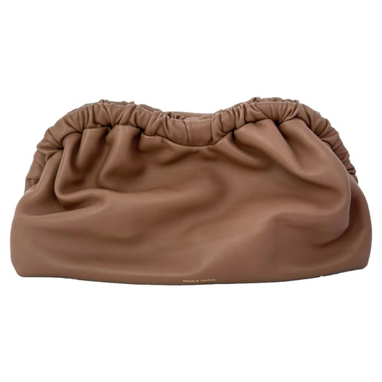 Mansur Gavriel Cloud Clutch Bag in Brown Lamb Leather - Image 2