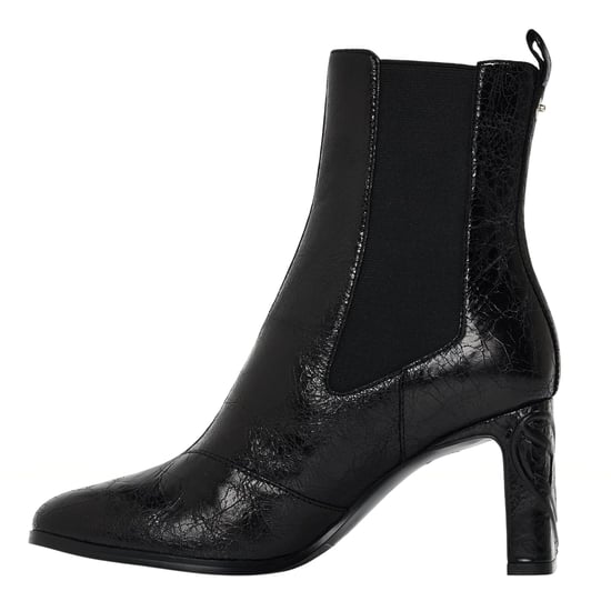 Diesel Womens/Ladies Giove Textured Block Heel Chelsea Boots (Black) - Image 2