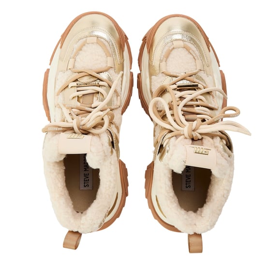 Steve Madden Womens/Ladies Kaboom Snow Boots (Gold) - Image 3