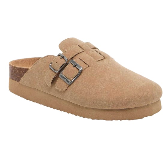 Rocket Dog Abel Plus suède platformklompen voor dames (Taupe) - Image 4