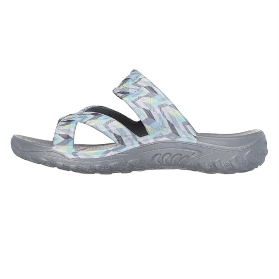 Skechers Reggae-sandalen met zigzagpatroon voor dames (Meerkleurig/grijs) - Image 1
