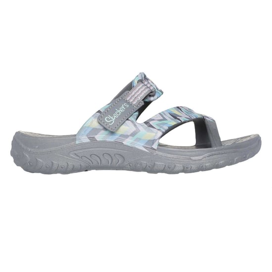 Skechers Reggae-sandalen met zigzagpatroon voor dames (Meerkleurig/grijs) - Image 2