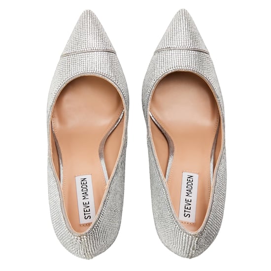 Steve Madden Womens/Ladies Evelyn Stiletto Heel Court Shoes (Silver) - Image 3