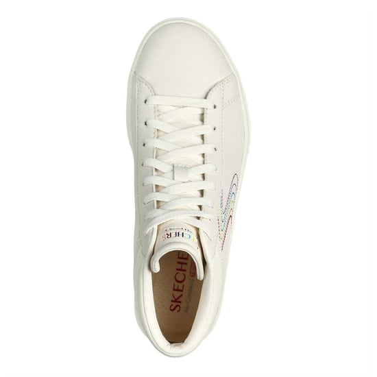 Skechers Kinderen Edenlx Classic Swirl Leer Flat Sneakers (Off White/Multi-kleurig) - Image 2