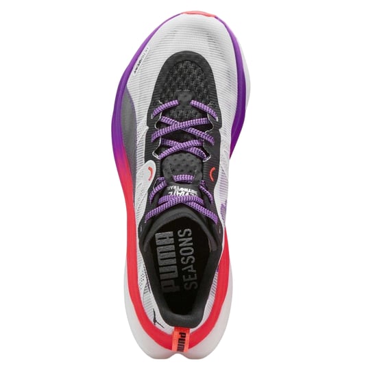 Puma Deviate Nitro Elite hardloopschoenen voor dames (Wit/Gloeiend rood) - Image 3