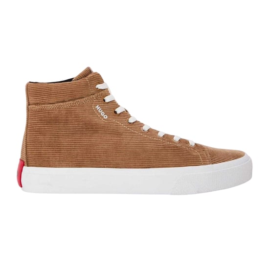 Hugo Mens Dyer Hito Corduroy Low Trainers (Pastel Cocoa Brown) - Image 1