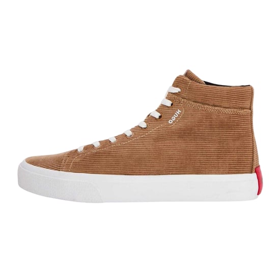 Hugo Mens Dyer Hito Corduroy Low Trainers (Pastel Cocoa Brown) - Image 2