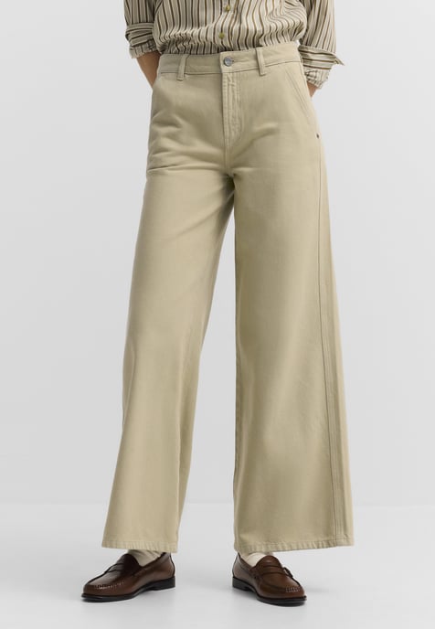 Bugatti Damen Jeans met hoge taille, katoen en lyocell - Image 1
