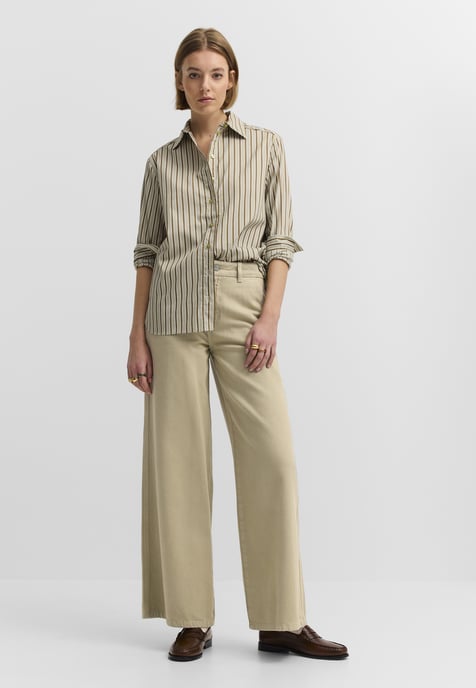 Bugatti Damen Jeans met hoge taille, katoen en lyocell - Image 3
