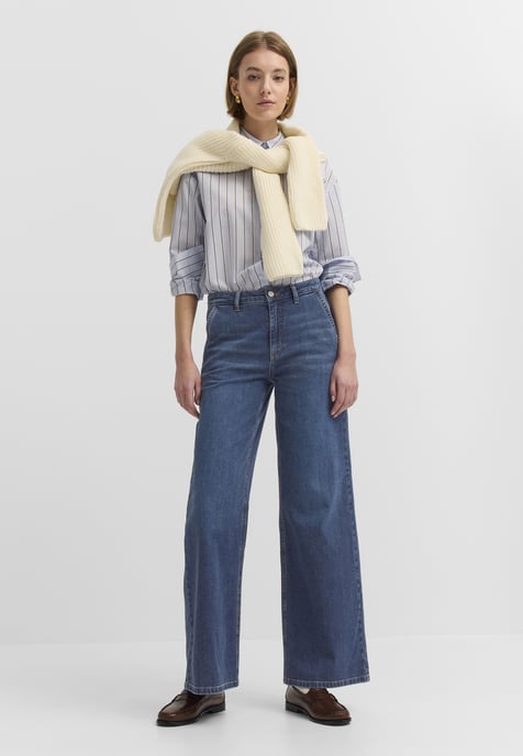Bugatti Damen Jeans van katoen-stretch met rechte pijpen - Image 3