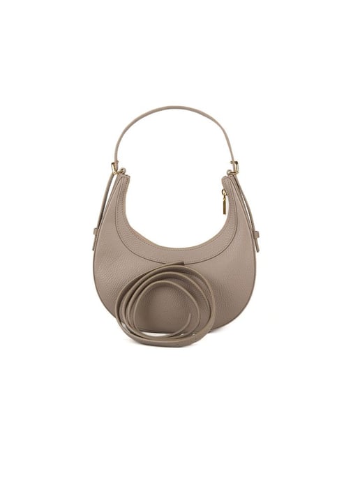 Coccinelle Mini Hobo Tas Warm Taupe - Image 3