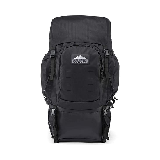 JanSport Far Out 55L Mens Black Hiking Backpack - Image 1