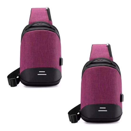 Aquarius Anti Theft Waterproof Backpack with USB Port for Laptop, Travel, 2 Pack - Image 1
