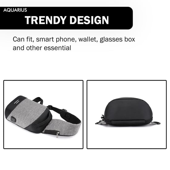 Aquarius Anti Theft Waterproof Backpack with USB Port for Laptop, Travel, 2 Pack - Image 4