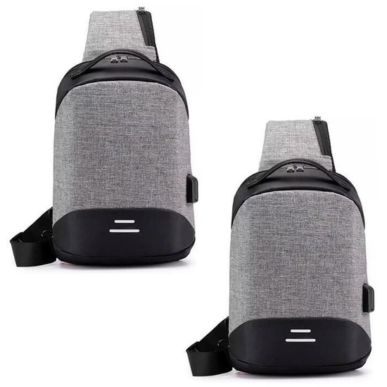 Aquarius Anti Theft Waterproof Backpack with USB Port for Laptop, Travel, 2 Pack - Image 1