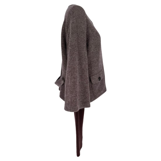 Christian Dior Knit Jacket in Brown Wool - Image 2