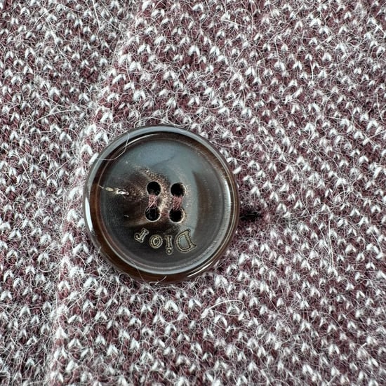 Christian Dior Knit Jacket in Brown Wool - Image 5