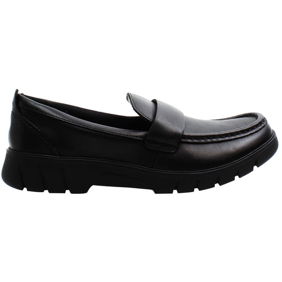 Clarks Branch Kids Black Shoes - Image 1