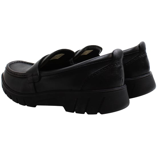 Clarks Branch Kids Black Shoes - Image 3