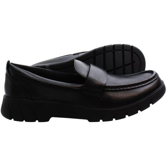 Clarks Branch Kids Black Shoes - Image 4