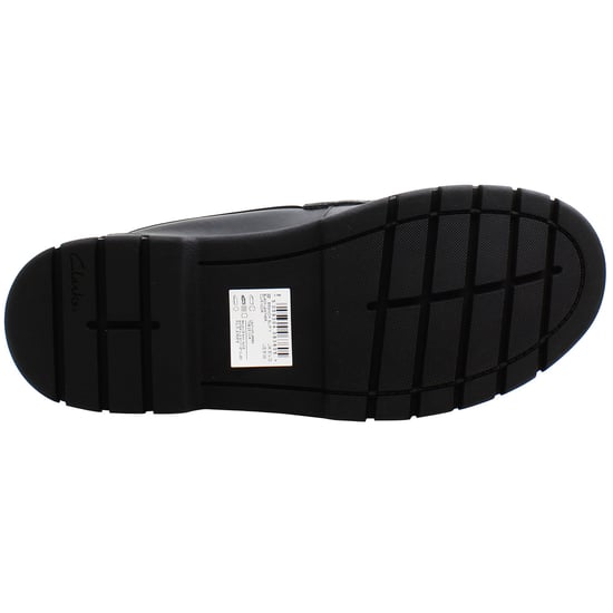 Clarks Branch Kids Black Shoes - Image 5