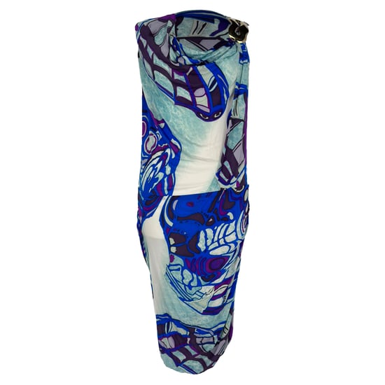 Emilio Pucci midi-jurk met print in veelkleurige viscose - Image 1