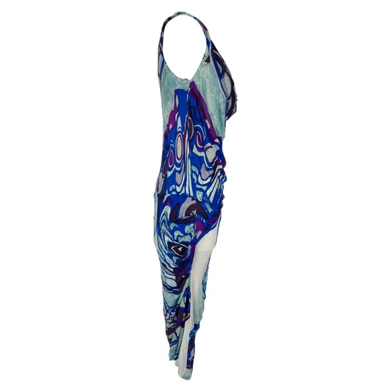 Emilio Pucci midi-jurk met print in veelkleurige viscose - Image 3
