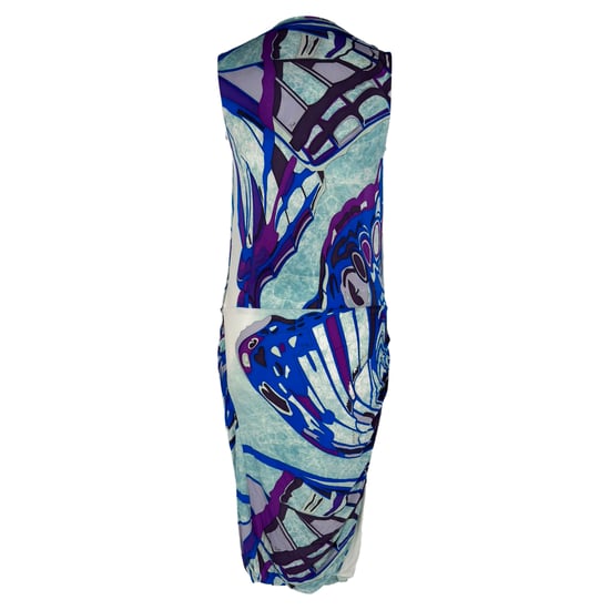 Emilio Pucci midi-jurk met print in veelkleurige viscose - Image 5