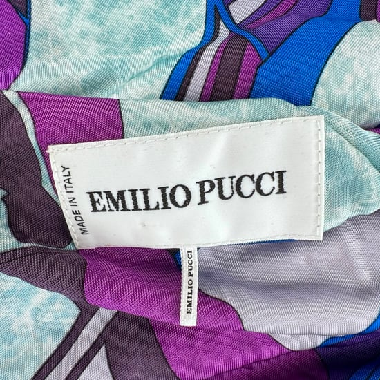 Emilio Pucci midi-jurk met print in veelkleurige viscose - Image 6
