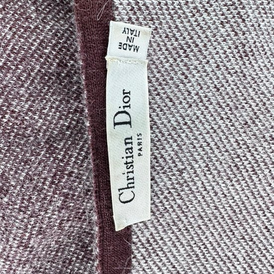 Christian Dior Knit Midi Dress in Burgundy Wool - Image 4