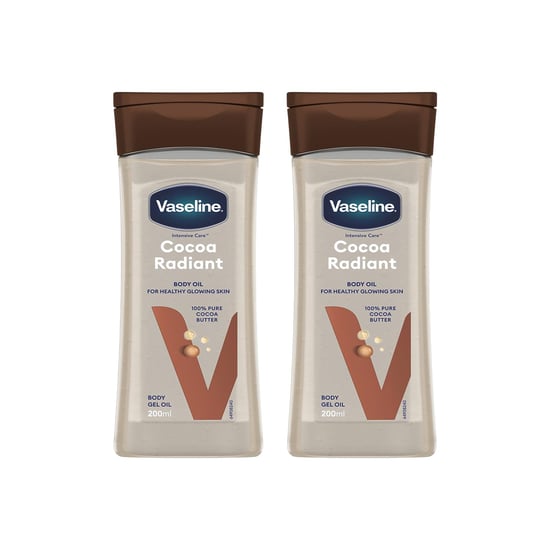 Vaseline Essential Moisture Cocoa Radiant with Pure Cocoa Butter, 2pk of 200ml - Image 1