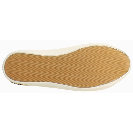 Seavees California Special Nova Glitter Womens Beige Plimsolls - Image 4