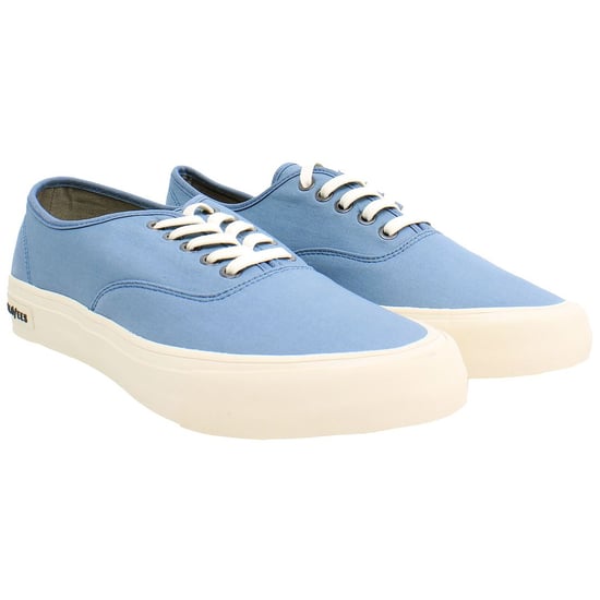 Seavees Legend Standard Mens Blue Plimsolls - Image 2