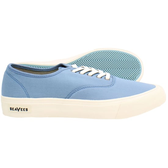 Seavees Legend Standard Mens Blue Plimsolls - Image 4